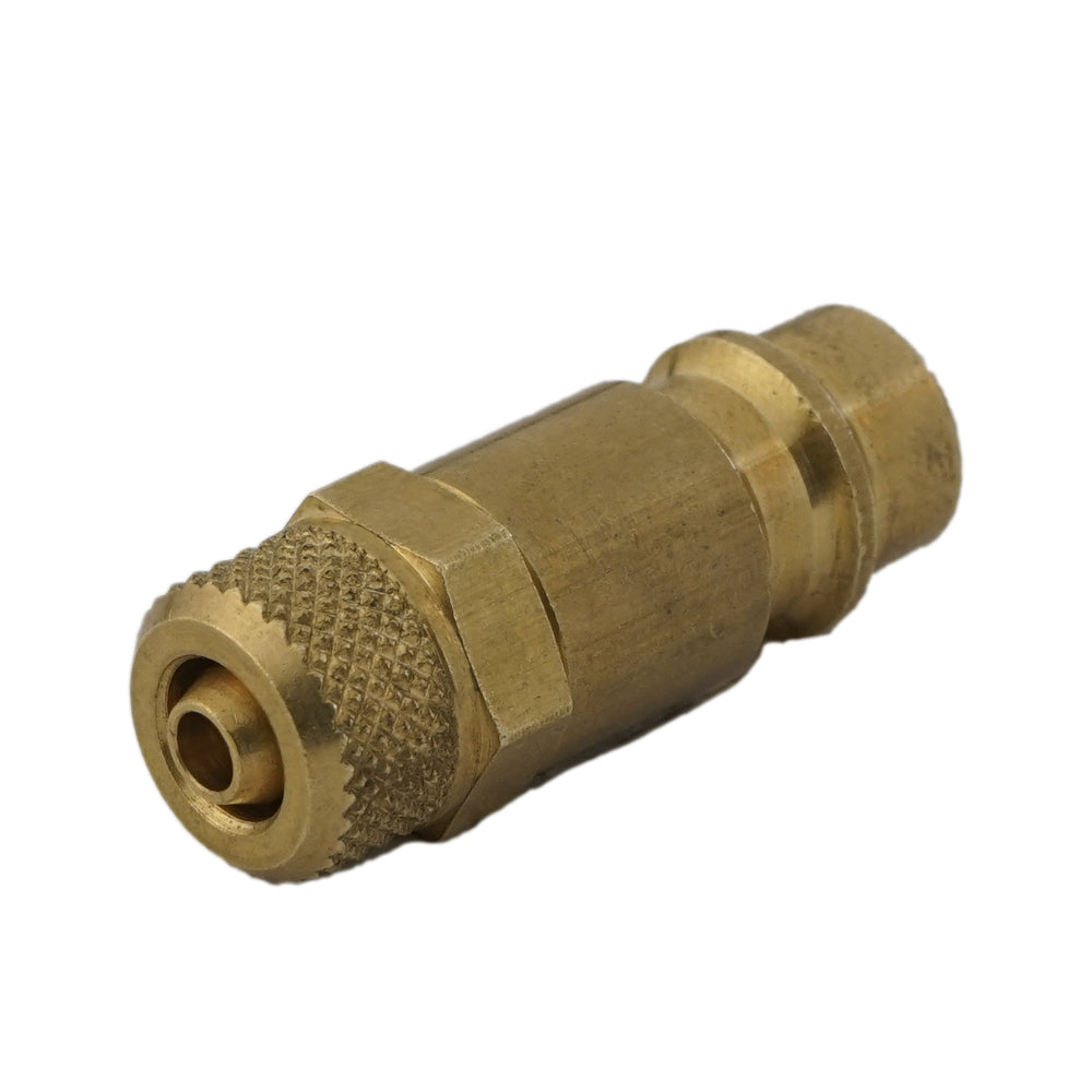 Brass DN 7.2 (Euro) Air Coupling Plug 6x8 mm Union Nut [2 Pieces]