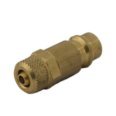Brass DN 7.2 (Euro) Air Coupling Plug 6x8 mm Union Nut [2 Pieces]