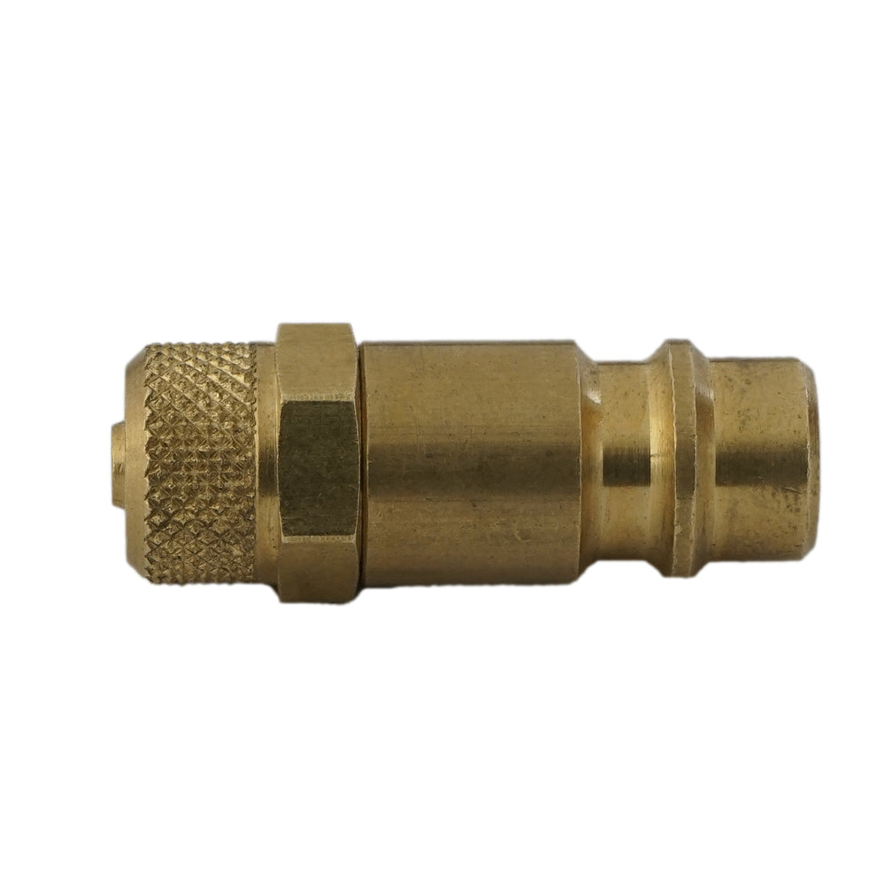 Brass DN 7.2 (Euro) Air Coupling Plug 6x8 mm Union Nut [2 Pieces]