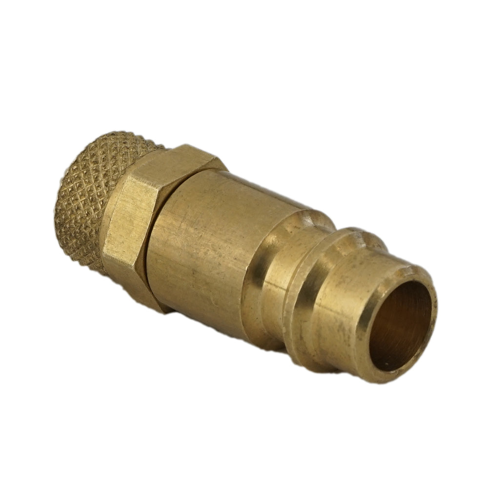 Brass DN 7.2 (Euro) Air Coupling Plug 6x8 mm Union Nut [2 Pieces]
