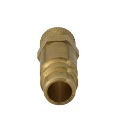 Brass DN 7.2 (Euro) Air Coupling Plug 6x8 mm Union Nut [2 Pieces]