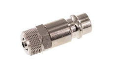 Nickel-plated Brass DN 7.2 (Euro) Air Coupling Plug 4x6 mm Union Nut [2 Pieces]