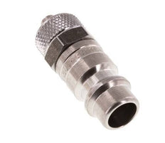 Stainless steel DN 7.2 (Euro) Air Coupling Plug 4x6 mm Union Nut