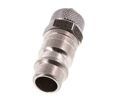 Stainless steel DN 7.2 (Euro) Air Coupling Plug 4x6 mm Union Nut