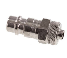 Stainless steel DN 7.2 (Euro) Air Coupling Plug 6x8 mm Union Nut