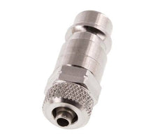 Stainless steel 306L DN 7.2 (Euro) Air Coupling Plug 4x6 mm Union Nut
