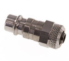 Stainless steel 306L DN 7.2 (Euro) Air Coupling Plug 6x8 mm Union Nut