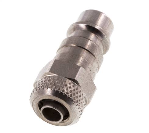 Stainless Steel 316L DN 7.2 (Euro) Air Coupling Plug 6x8 mm Union Nut