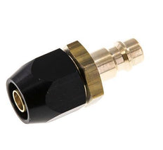 Brass DN 7.2 (Euro) Air Coupling Plug 8x14 mm Union Nut