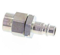 Hardened steel DN 7.2 (Euro) Air Coupling Plug 9.5x13.5 mm (streamline) Union Nut