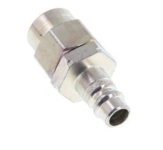 Hardened steel DN 7.2 (Euro) Air Coupling Plug 9.5x13.5 mm (streamline) Union Nut