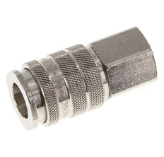 Nickel-plated Brass DN 10 Air Coupling Socket G 1/4 inch Female