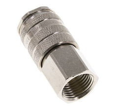 Nickel-plated Brass DN 10 Air Coupling Socket G 1/4 inch Female