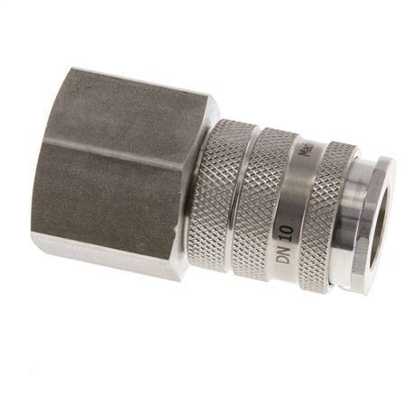 Stainless steel DN 10 Air Coupling Socket G 3/4 inch Female