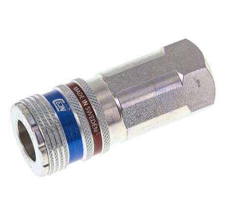 Steel/brass DN 10.4 Safety Air Coupling Socket G 1/2 inch Female