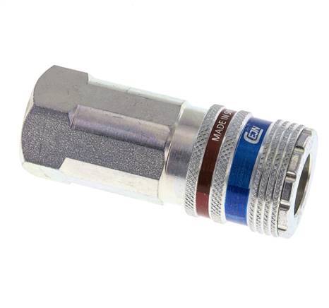 Steel/brass DN 10.4 Safety Air Coupling Socket G 1/2 inch Female
