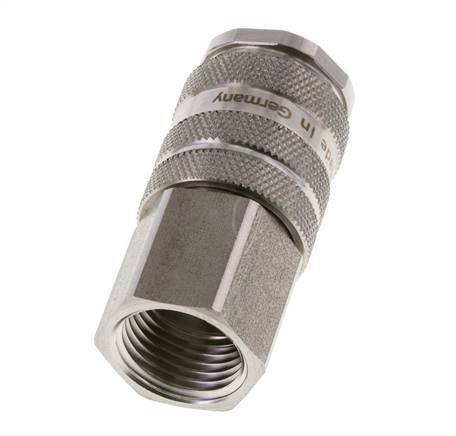 Stainless Steel 316L DN 10 Air Coupling Socket G 1/2 inch Female