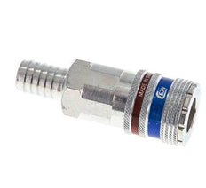 Steel/brass DN 10.4 Safety Air Coupling Socket 13 mm Hose Pillar