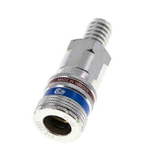 Steel/brass DN 10.4 Safety Air Coupling Socket 13 mm Hose Pillar