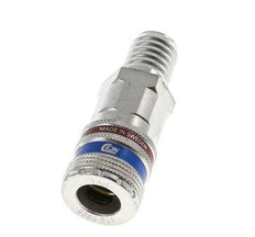Steel/brass DN 10.4 Safety Air Coupling Socket 16 mm Hose Pillar