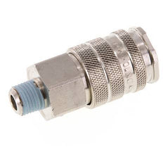 Nickel-plated Brass DN 10 Air Coupling Socket R 1/4 inch Male