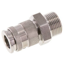 Stainless steel DN 10 Air Coupling Socket G 3/4 inch Male