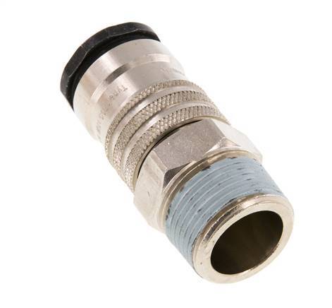 Steel/brass DN 10 Air Coupling Socket R 3/4 inch Male
