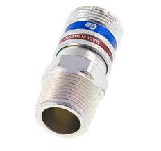 Steel/brass DN 10.4 Safety Air Coupling Socket R 3/4 inch Male