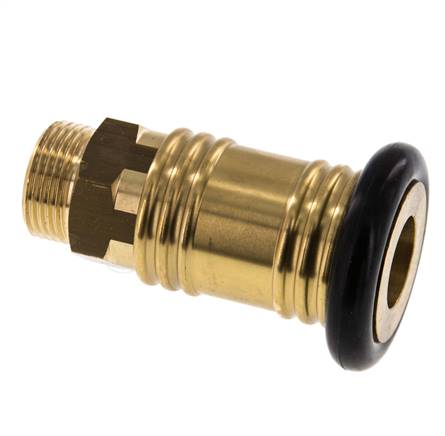 Brass DN 12 Air Coupling Socket G 1/2 inch Male