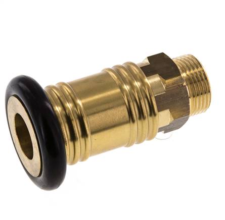 Brass DN 12 Air Coupling Socket G 1/2 inch Male