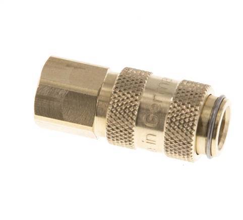 Brass DN 2.7 (Micro) Air Coupling Socket M5 Female