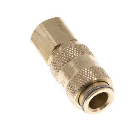 Brass DN 2.7 (Micro) Air Coupling Socket M5 Female