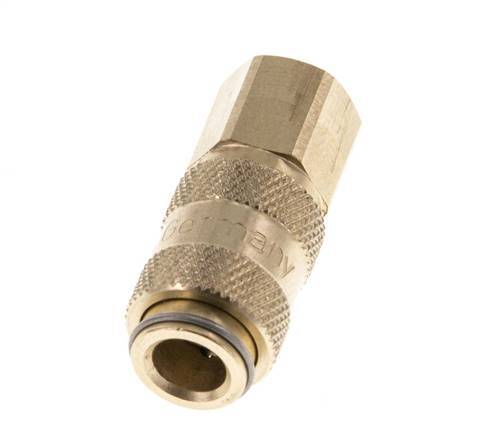 Brass DN 2.7 (Micro) Air Coupling Socket M5 Female