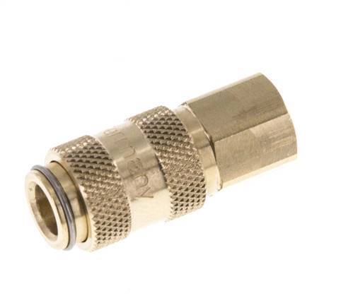 Brass DN 2.7 (Micro) Air Coupling Socket M5 Female