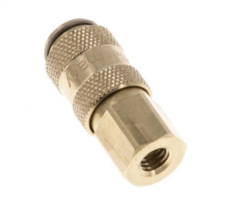 Brass DN 2.7 (Micro) Air Coupling Socket M5 Female