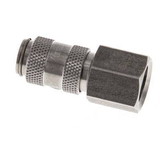 Stainless steel DN 2.7 (Micro) Air Coupling Socket G 1/8 inch Female