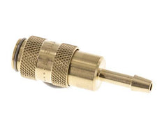 Brass DN 2.7 (Micro) Air Coupling Socket 3 mm Hose Pillar