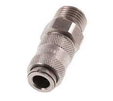 Stainless steel DN 2.7 (Micro) Air Coupling Socket G 1/8 inch Male