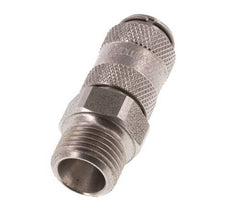 Stainless steel DN 2.7 (Micro) Air Coupling Socket G 1/8 inch Male