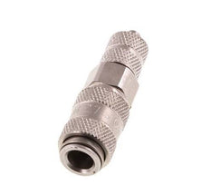 Stainless steel DN 2.7 (Micro) Air Coupling Socket 3x4.3 mm Union Nut