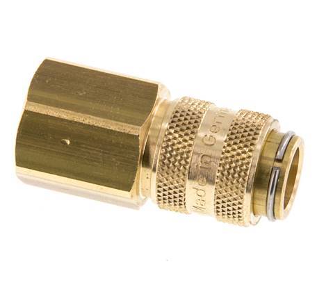 Brass DN 5 Air Coupling Socket G 1/4 inch Female