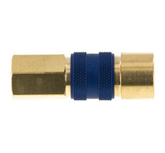 Brass DN 5 Blue-Coded Air Coupling Socket G 1/8 inch Female