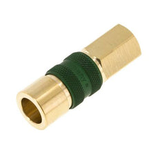 Brass DN 5 Green-Coded Air Coupling Socket G 1/8 inch Female