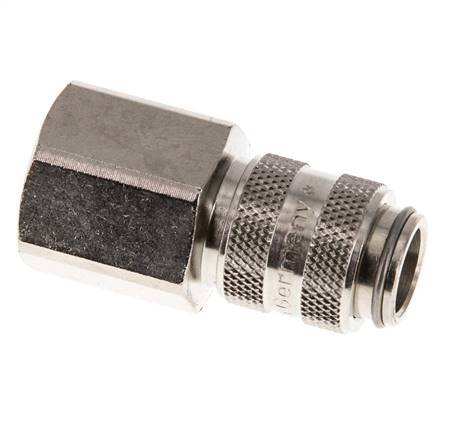 Nickel-plated Brass DN 5 Air Coupling Socket G 3/8 inch Female