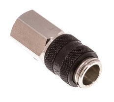 Nickel-plated Brass DN 5 Black Air Coupling Socket G 1/8 inch Female