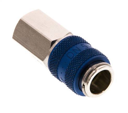 Nickel-plated Brass DN 5 Blue Air Coupling Socket G 1/8 inch Female