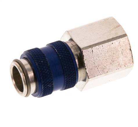 Nickel-plated Brass DN 5 Blue Air Coupling Socket G 3/8 inch Female