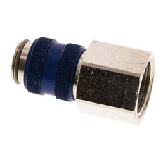 Nickel-plated Brass DN 5 Blue Air Coupling Socket G 3/8 inch Female