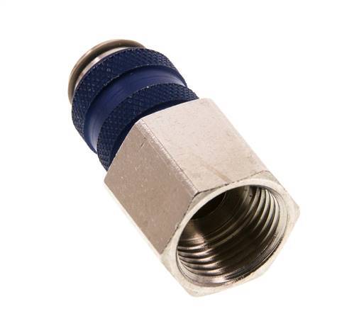 Nickel-plated Brass DN 5 Blue Air Coupling Socket G 3/8 inch Female