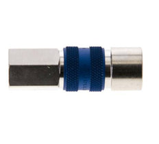 Nickel-plated Brass DN 5 Blue-Coded Air Coupling Socket G 1/8 inch Female